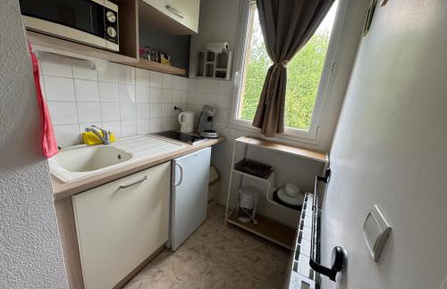 Studio T1 piscine chauffée parking gratuit les hauts dhonfleur - Foto 12