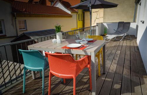 Swebenhus boven - FeWo mit großer Dachterrasse - Foto 22