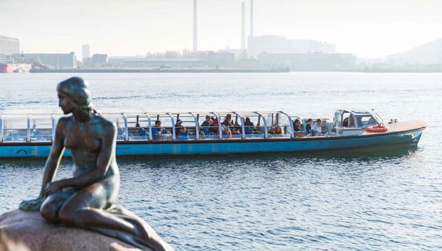 Durante il giro in barca a Copenaghen