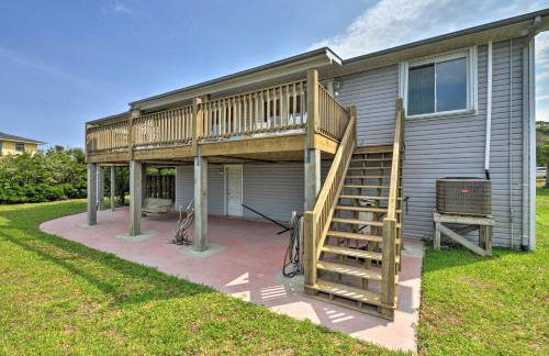 Waterfront Harkers Island Home Sunset View and Dock - Foto 24