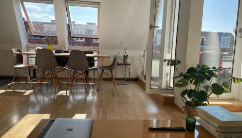 bright rooftop loft with river view - Foto 1