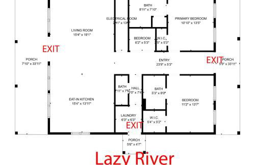 Lazy River Cabin, River Front, Hot Tub, WIFI, 560 in FREE Attraction tickets each paid day! - Foto 54