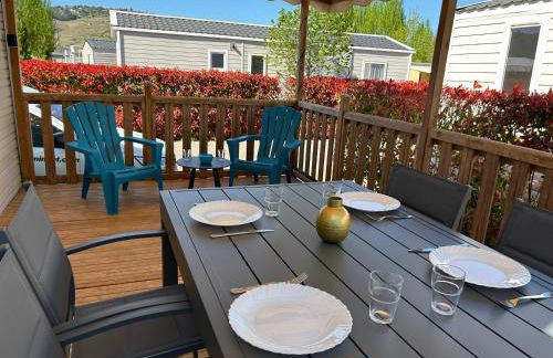 Le Paradis du Rhône - mobilhome moderne et confortable - Foto 30