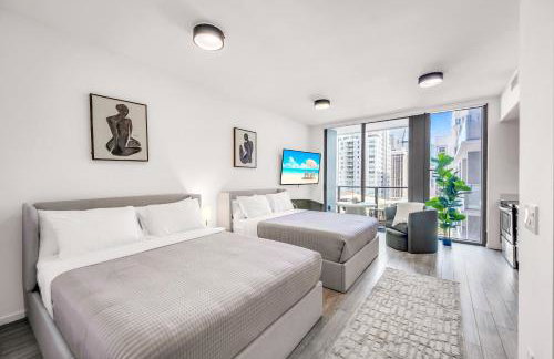 Casas Collection - Luxury High-Rise Condos - Downtown Miami - Pool & Gym - City & Ocean Views - Foto 14