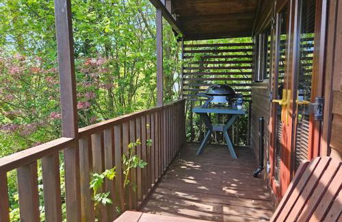 Treetops Lodge, private Cornish hideaway, parking, garden - Foto 8