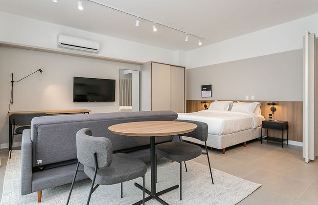 Studios Tower by Viva - Prédio com piscina e estacionamento no centro de Floripa - Foto 6