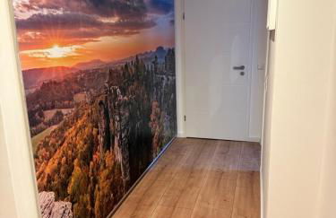 Ferienwohnung Lucy - Moderne Ferienwohnung mit kostenlosem Parkplatz, Terrasse, nahe Bad Schandau und Malerweg - Foto 4