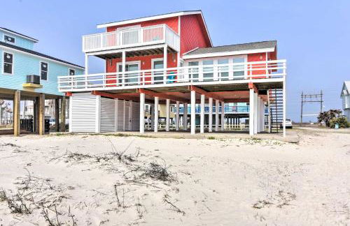 Unobstructed Beachfront! Galveston Oasis with Decks - Foto 24