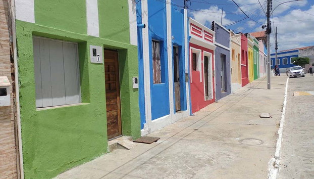 Excursión a Cabaceiras - Foto 3, Las coloridas fachadas de las casas en Cabaceiras
