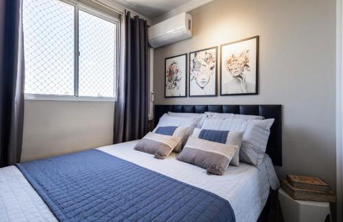 Flats Praia Uberlandia - Apt próximo ao Praia Clube - Area de lazer com Portaria 24 horas, piscina, academia, brinquedoteca, churrasqueira e áreas verdes para caminhadas - Foto 5