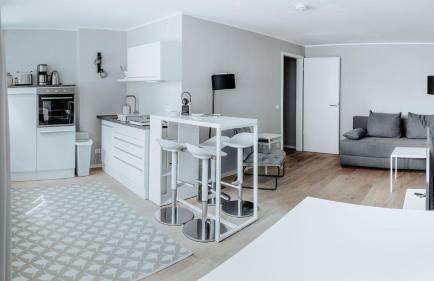 2-Zimmer City Apartment 57m² mit King Size Bett und Küche - Foto 4