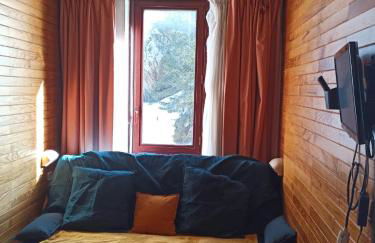 Studio transformé en 2 pièces avec cloison amovible sur La Plagne Bellecôte - Foto 2