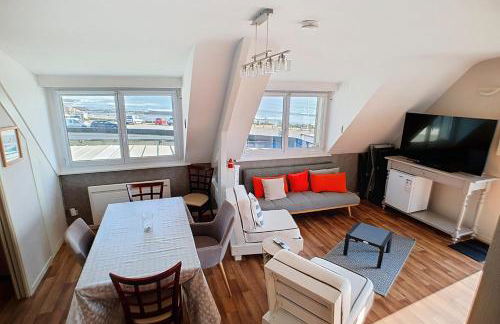 Tipoz'Immo - appartement l'Océan Duplex vue mer accès à pied - linge inclus lits faits - animaux bienvenus - wifi inclus - proche des commerces - Foto 4