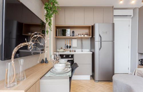 Oxy 77 Batel - Home Club com piscina, academia, lavanderia, gocoffee - Foto 2