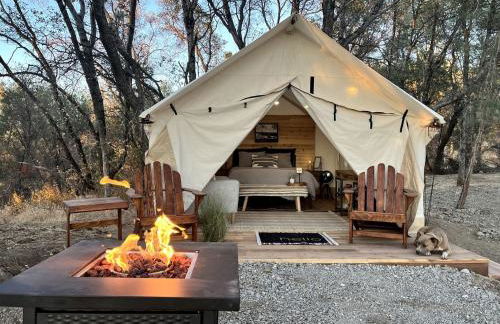 Secluded Safari Tent Situated in Rural Western El Dorado County Overlooking Majestic Folsom Lake, Northern California - Foto 5