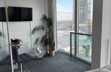 The Rotunda - High rise Birmingham City Studio Flat - The Bullring Shopping Mall - TV - Foto 3