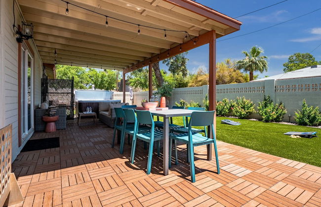 5BR Sleeps 10 Hot Tub Fire Pit Games & Walk to ASU - Foto 26