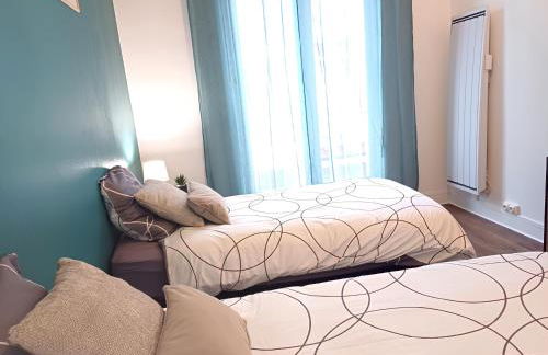 Plein centre- 90m Cathédrale - 2ch - 4 couchages - 6 personnes - Foto 12