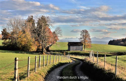 Schöne Ferienwohnung im Allgäu Lauben bei Kempten Urlaub Unterkunft FeWo Bergblick 70qm - Foto 35