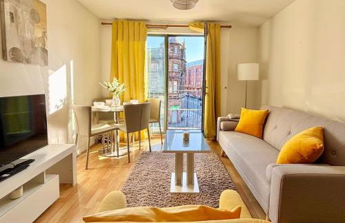 Stylish City Centre Stay - 4 mins to station - Fast Wifi - Near Stadiums - Foto 1