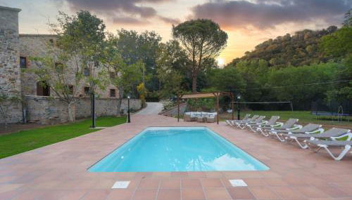 Masía Can Janet alojamiento rural con piscina privada en plena naturaleza - Foto 1, Garden, sunbed, Garden view