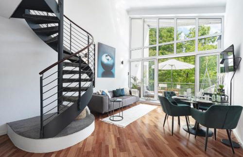 Blueberry Living - Design Loft nahe München - Dachterrasse - S-Bahn - Foto 1