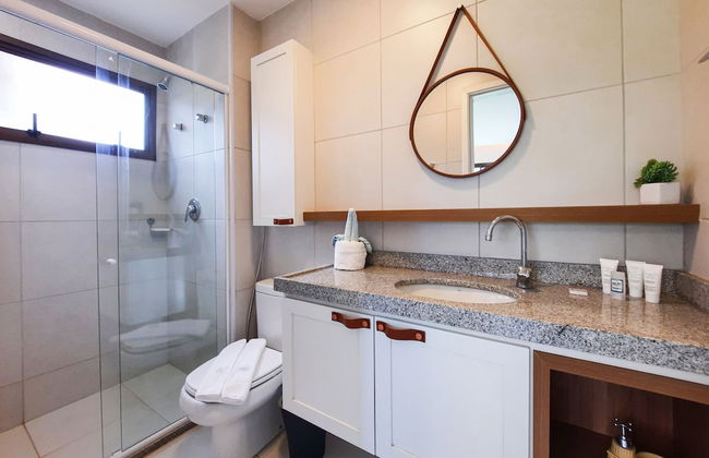 VG Sun Pé na Areia Luxuoso Térreo Gourmet 8 pessoas By DM Apartments - Foto 32