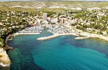 grand studio terrasse de standing, pleine vue village et proche mer - Foto 20