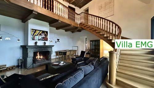 Luxus Ferienhaus Villa EMG München in Moosburg mit Pool, SPA, Kamin, Wald, See für Familien Gruppen bis 24 Personen - Foto 4