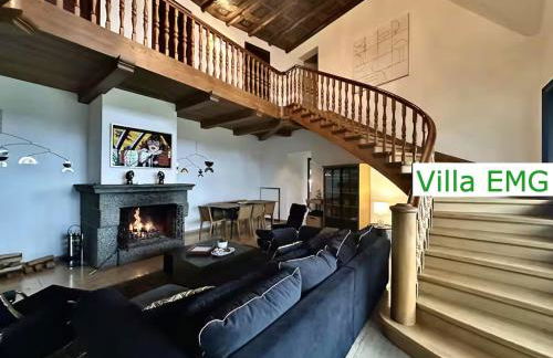 Luxus Ferienhaus Villa EMG München in Moosburg mit Pool, SPA, Kamin, Wald, See für Familien Gruppen bis 24 Personen - Foto 4