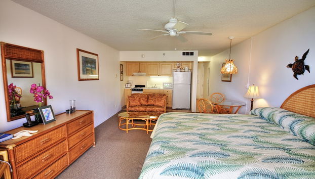 Royal Kahana #319 Studio Bedroom Condo by RedAwning - Foto 5, Habitación