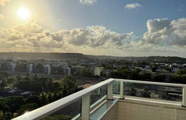 Arretado de bom ! A 250 m da praia de Boa Viagem, 3 km do aeroporto, próximo aos shoppings, com WI-FI 560 Mbps, coworking, piscina e academia - Foto 16