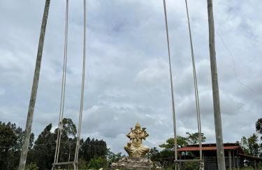 Chalé romântico com hidro, lareira e churrasqueira na Serra - Foto 29