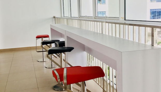 Zona de estar del vestíbulo