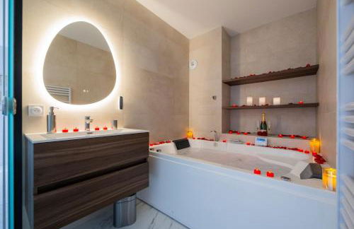 L'Escapade Indigo - Balnéo - Sauna - Foto 24