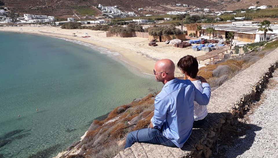 Durante uma das paradas do tour