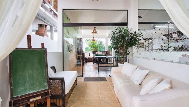 Sala de estar do lobby