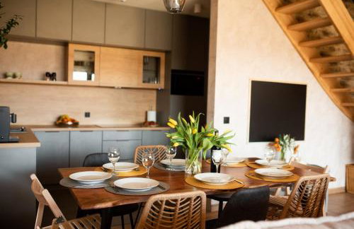 W Sercu Kotliny - luksusowe wille 8 osobowe z balią opalaną drewnem i widokiem na góry - Foto 47