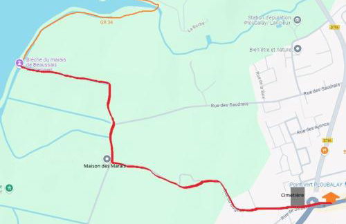 Ploubalay Chambres Cuisine Séjour - Foto 14