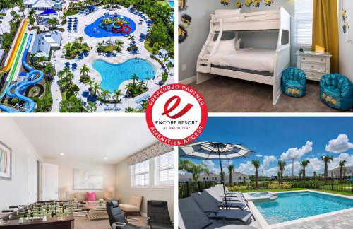 Delightful Home Near Disney With Private Pool, Media Room, Waterpark & Resort Access At Encore Resort Reunion - 7418Mr - Foto 1