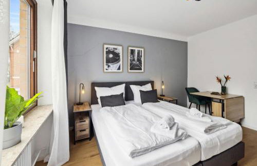 NASA Homes I Moderne Suite I Zentral I 3 Zimmer I Balkon und Aufzug I neu renoviert I Smart TV I Hotelbetten - Foto 17