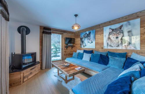 Le Chalet 138 Megève séjour pour 8 confort espace charme calme - Foto 20