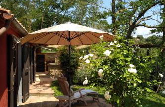 PODERE TORRICELLE 69B Pancole Gr, seaview infinity pool, jacuzzi, sauna, exclusive villa with 2 bedrooms for 4 - If you total 5 or 6 people there is an independent suite in main villa with private ensuite bathroom, kitchenette and garden dining area - Foto 19