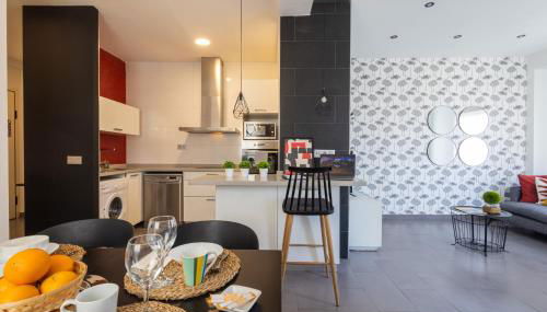 FLORIT FLATS - Stylish 2 Bedroom AC Wifi Terrace Attic in Valencia Center - Foto 3