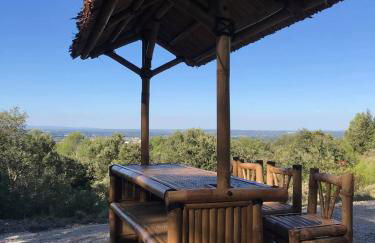 Gîte Lavande vue Luberon 33 hectares piscine Spa Sauna au cœur de Provence - Foto 8