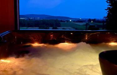 Stodoła Na Kresach - widokowy domek drewniany, całoroczny JACUZZI & SAUNA - Foto 61