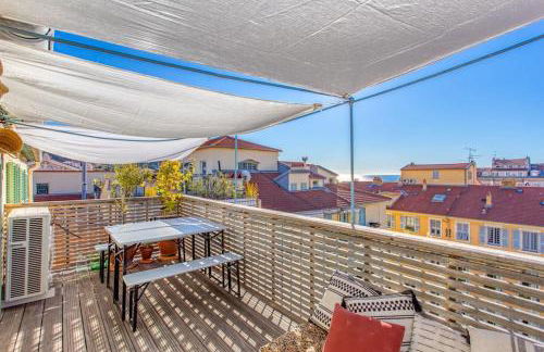 #9 Opera's Duplex panoramic Sea View Terrace & AC 1min to Beach - Foto 28