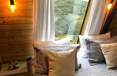 Chalé Alto do Morro 2 - conforto e vista deslumbrante - Foto 10