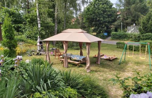 Leśne Zacisze Kretowiny 88 nad jeziorem Narie z własnymi pomostami apartamenty sezonowe lato - Foto 39