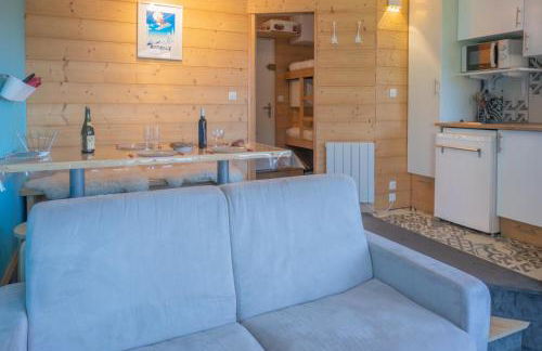 Studio cabine vue montagne au pied des pistes & commerces - Foto 19